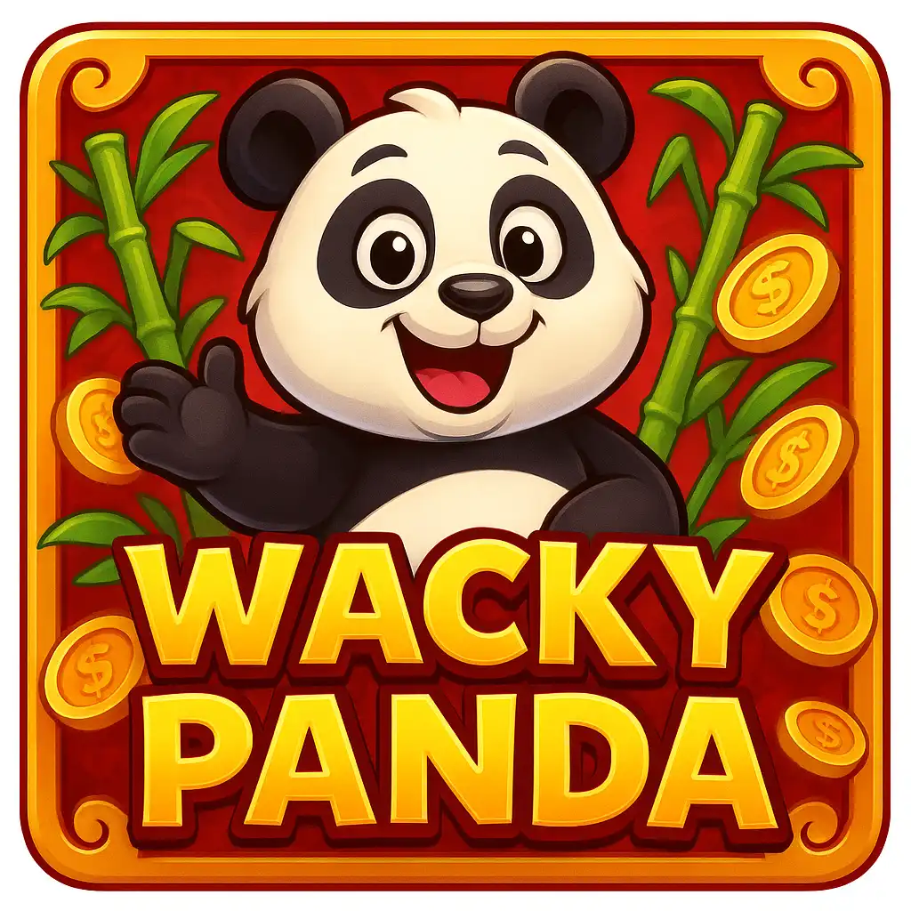 Wacky Panda slot artwork with a cartoon panda character